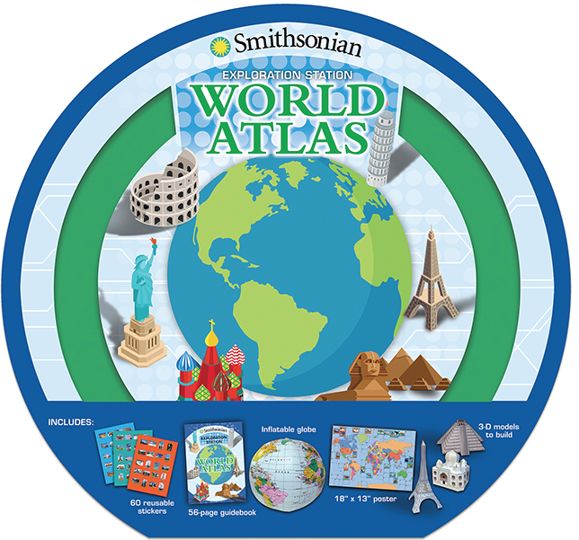 Silver Dolphin Books: Smithsonian Exploration Station: World Atlas