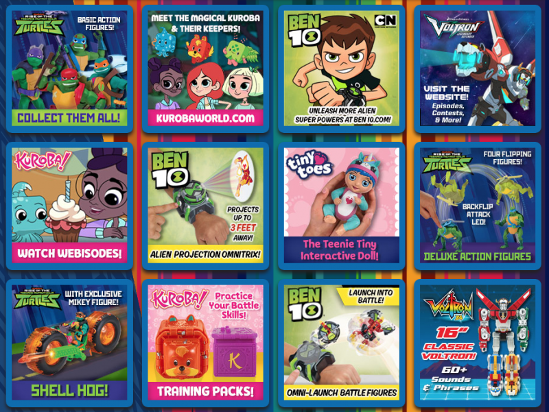 Playmates Toys ~ TMNT, Kuroba!, Tiny Toes, & Magic Tracks!