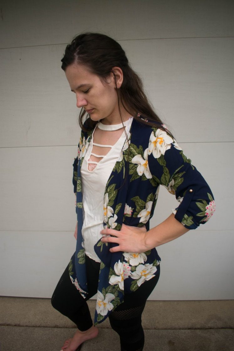 Nadine west floral cardigan