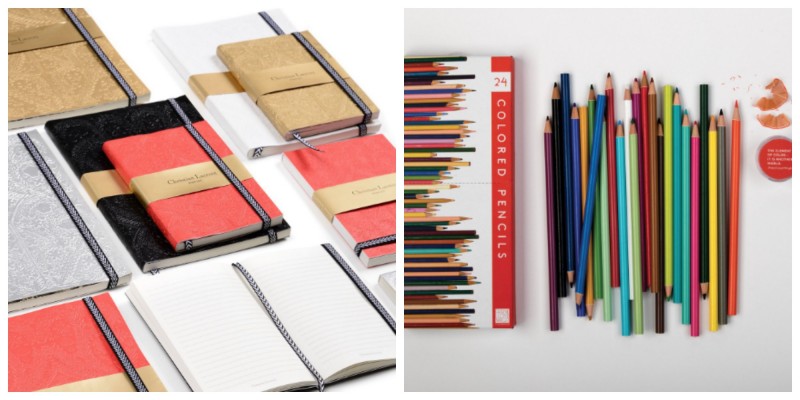Galison Christian Lacroix Notebook + Colored Pencils