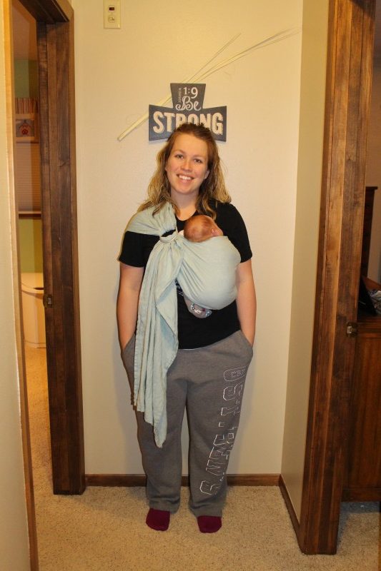 comfy joey linen ring sling