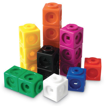 Learning Resources Mathlink Cubes, Set of 100
