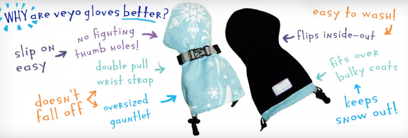 Mittyz - The Best Toddler Snow Gloves From Veyo Kids