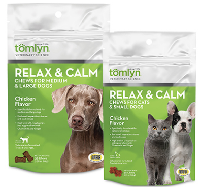 Relax & Calm Chews for Cats or Dogs 