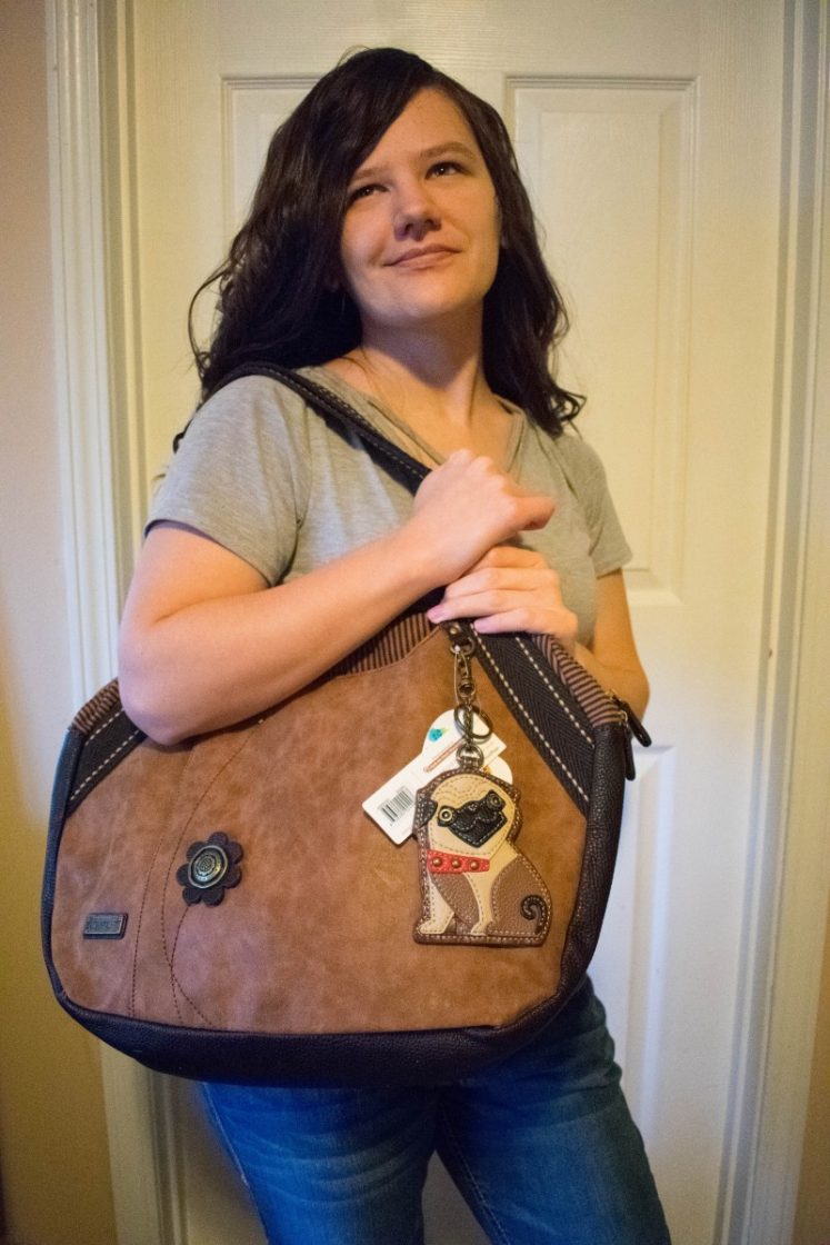 Chala handbags bowling bag pug