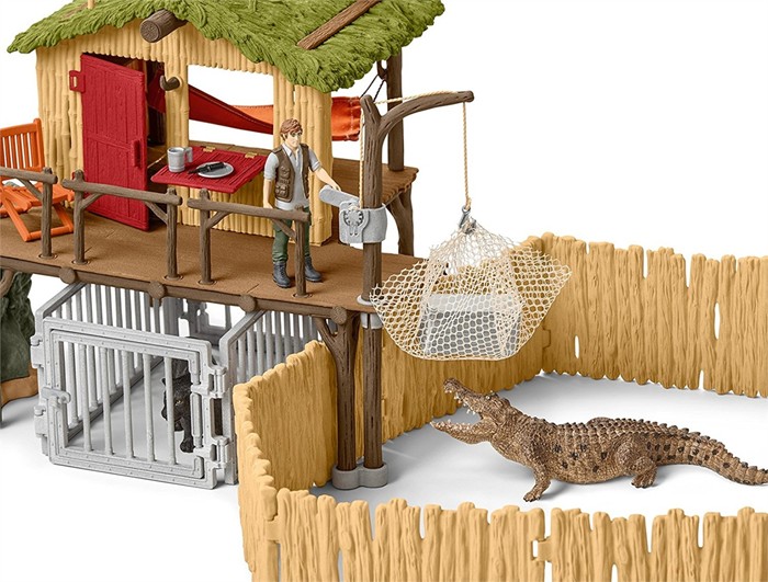 croco jungle research playset