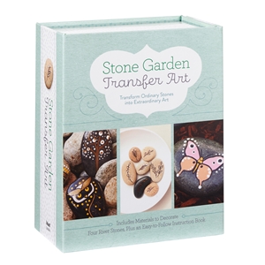 Stone garden transfer art