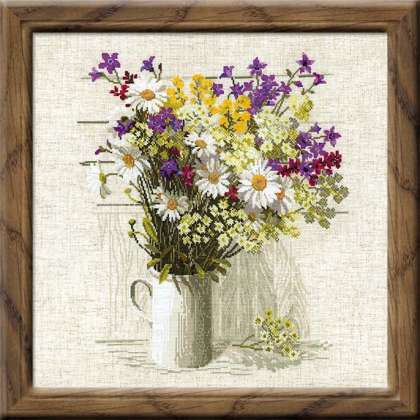 RIOLIS wildflowers large cross stitch kit