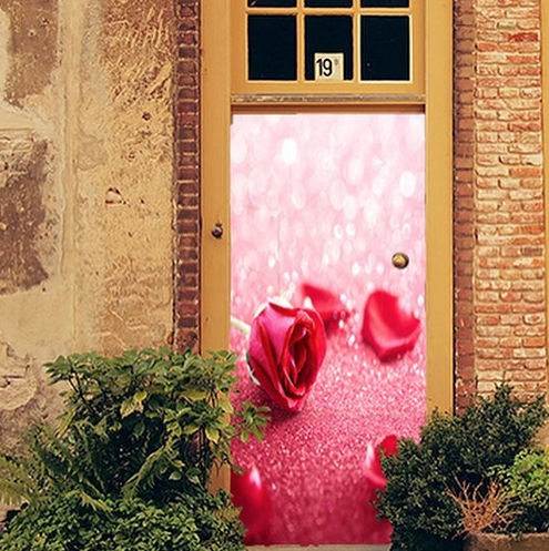 DoorFoto Fabric Reusable Door Covers {Perfect For Valentine's Day!}