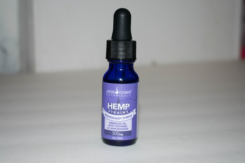 Green Flower Botanicals grandaddy purple hemp oil