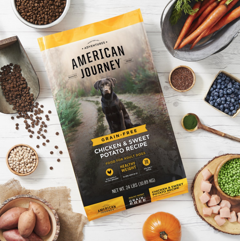 american journey dog food ingredients