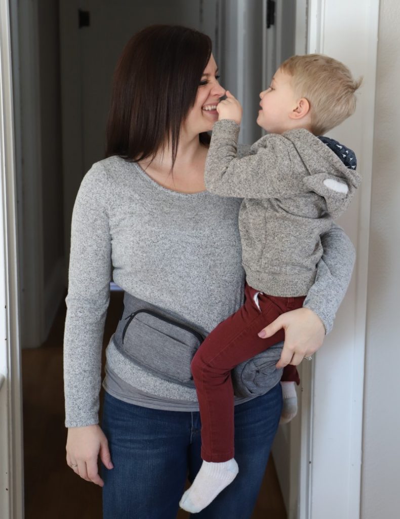 TushBaby Infant + Toddler Hip Carrier Review, Discount, and Giveaway