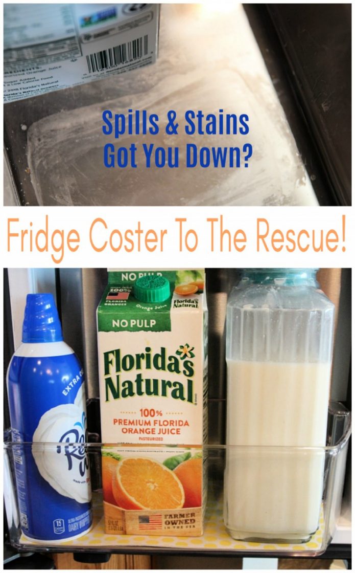 Fridge Coaster - Never Scrub Your Refrigerator Again