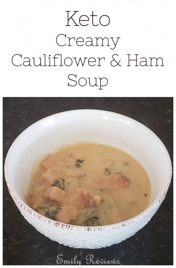 Keto Creamy Cauliflower Ham Soup Recipe Emily Reviews