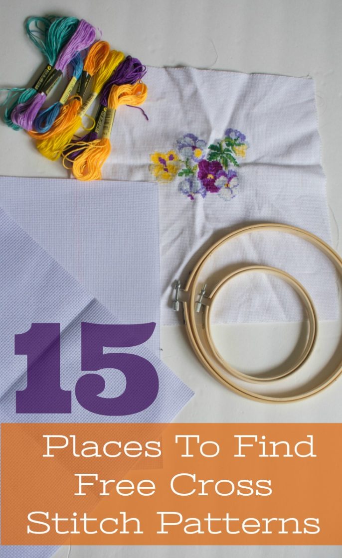 15 places to find free cross stitch patterns