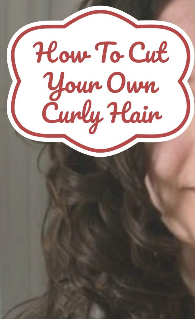 How To Cut Your Own Curly Hair {Dry Curl Cut At Home} | Emily Reviews