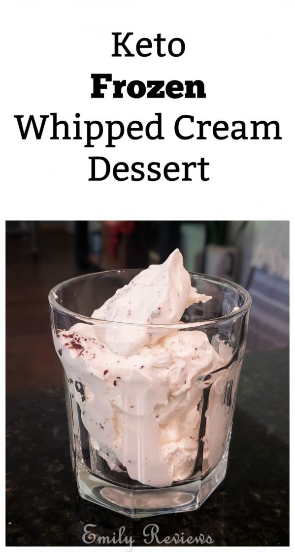 Keto Frozen Whipped Cream Dessert ~ Recipe | Emily Reviews