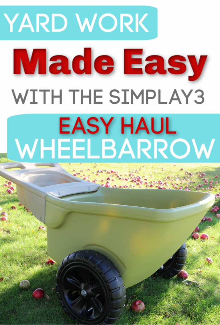Make Fall CleanUp Easy With The Simplay3 Easy Haul Wheelbarrow Emily
