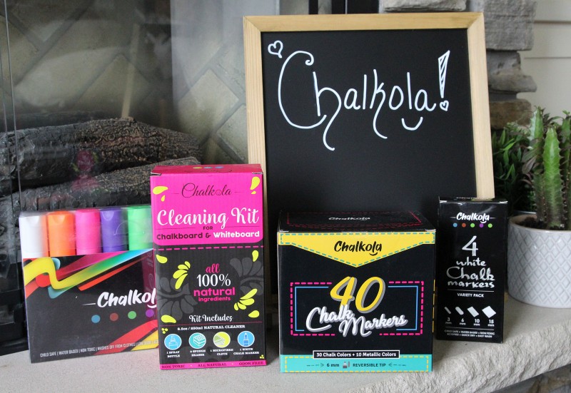 Chalkola Chalkboard & Markers Review, Discount, & Giveaway 