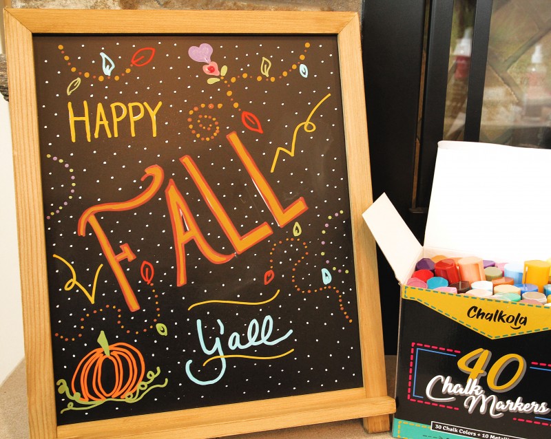 Chalkola Chalkboard & Markers Review, Discount, & Giveaway 