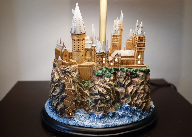 Harry Potter Table Lamp Gifts From, Harry Potter Table Lamp With Illuminated Hogwarts Castle