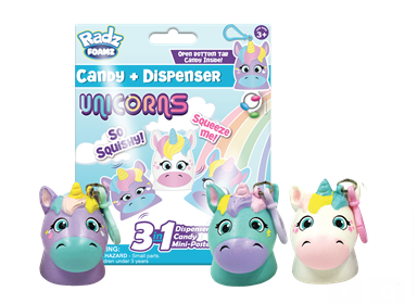 Radz Makes Back To School Time Sweeter - Unicorn Foamz