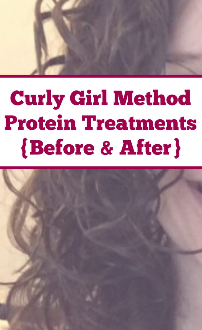 Protein treatments on the curly girl method before and after. #curlygirlmethod #proteintreatments