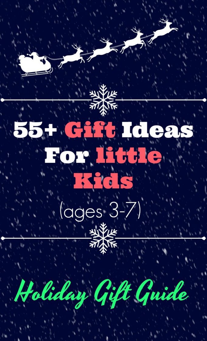 Little kids gift guide - gift ideas for kids ages 3-7. #3yearoldgifts #4yearoldgifts #5yearoldgifts #6yearoldgifts #7yearoldgifts #giftguide #giftideas #holidaygiftguide #nephewgifts #niecegifts 