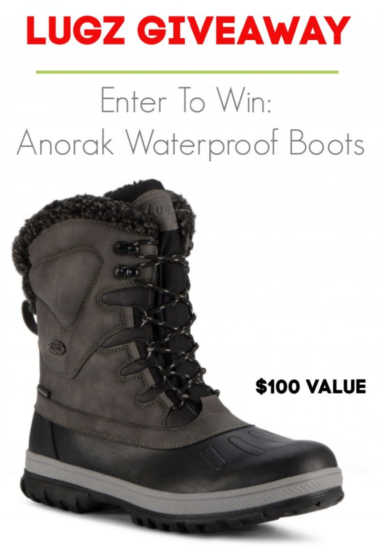 Lugz Anorak Waterproof Boots Giveaway 