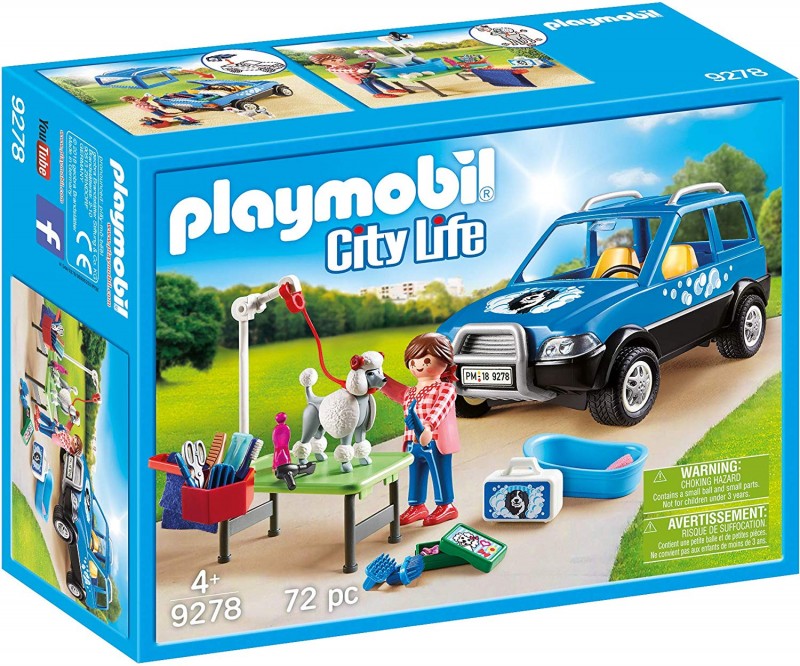 Playmobil mobile groomer set