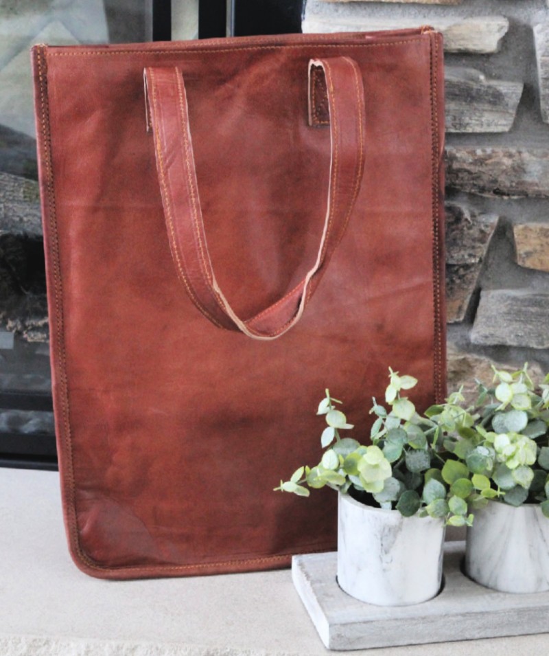 The HUE Cambie Bag Premium Epsom Leather Handmade Bag 