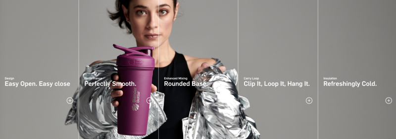 BlenderBottle Strada - The Most Innovative Shaker Bottle Yet!