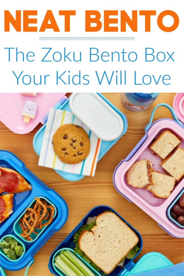 Zoku Neat Bento Lunch Box, Pink