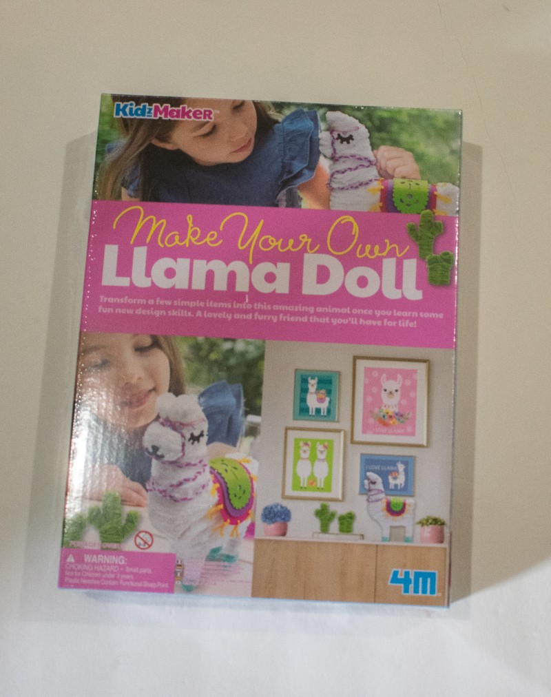 4M llama doll craft kit 