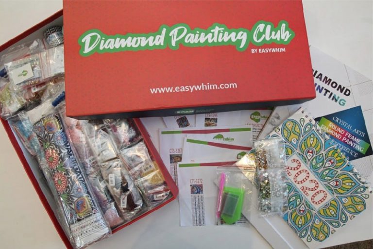 Diamond Painting Club by Easy Whim Delivered Right To Your Door