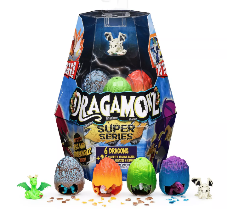 Dragamonz Super Series 2 Player Starter 6pk Collectible Figure and Trading Card Game (Styles May Vary)