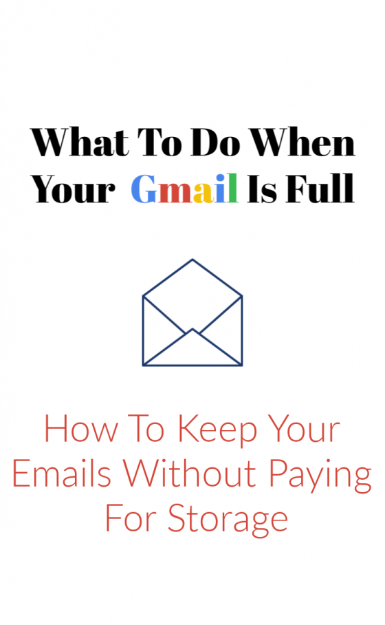 What To Do When Your Free Gmail Storage Is Full {Frugal Tip!} Emily Reviews