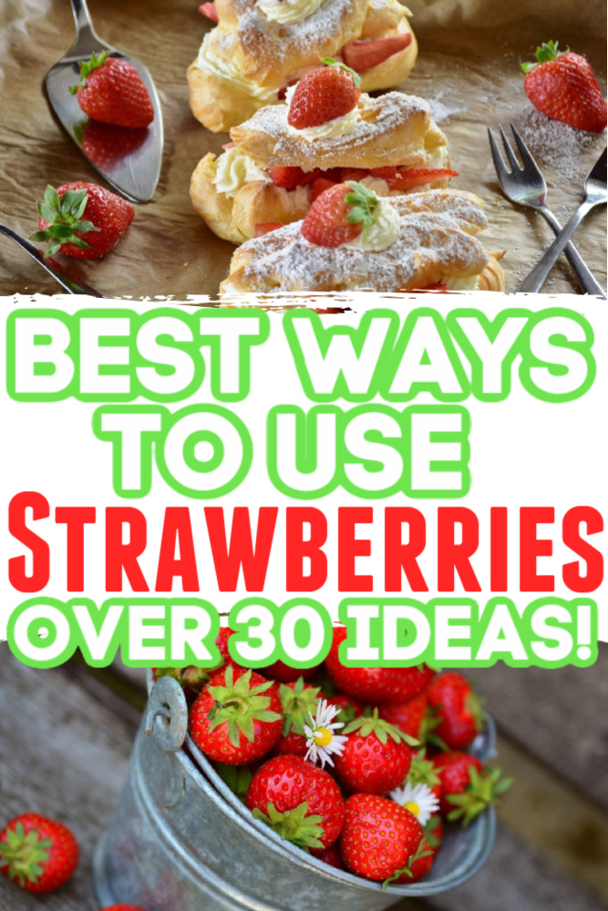 Heading To The Strawberry Patch_ Here's 20+ Ideas For What To Make With Them!