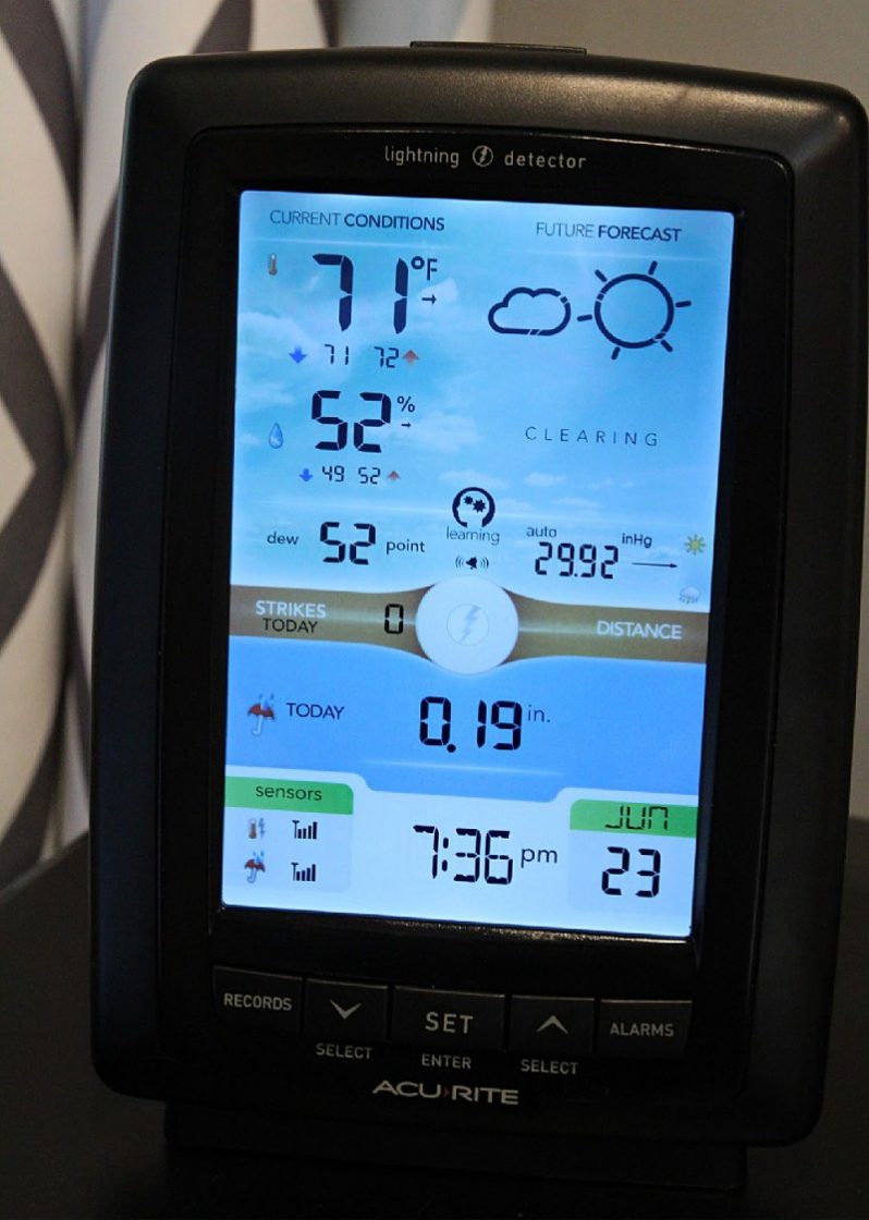 AcuRite Weather Station with Rain Gauge and Lightning Detector