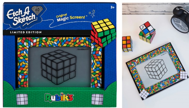 Etch A Sketch Limited Edition 60th Anniversary Rubik's Cube Edition NEW 