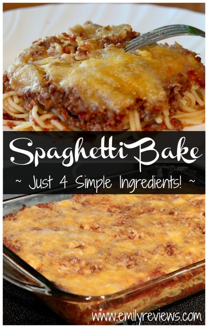 Super Simple Spaghetti Bake - Just 4 Ingredients! | Emily Reviews