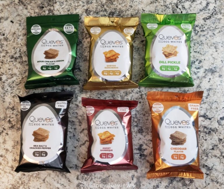 Quevos Chips Are High In Protein And Low In Carbs Review & Giveaway