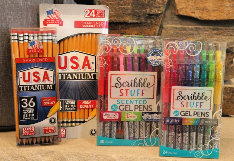 Going Back to School With USA Gold Pencils & Scribble Stuff Pens