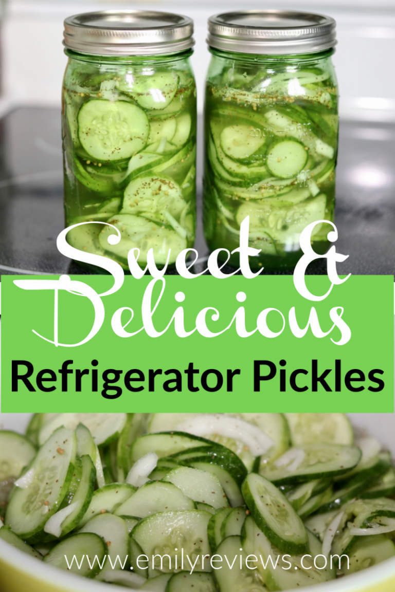 Sweet & Delicious Homemade Refrigerator Pickles {Super Easy Recipe