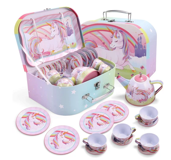 Unicorn Castle Teapot Set