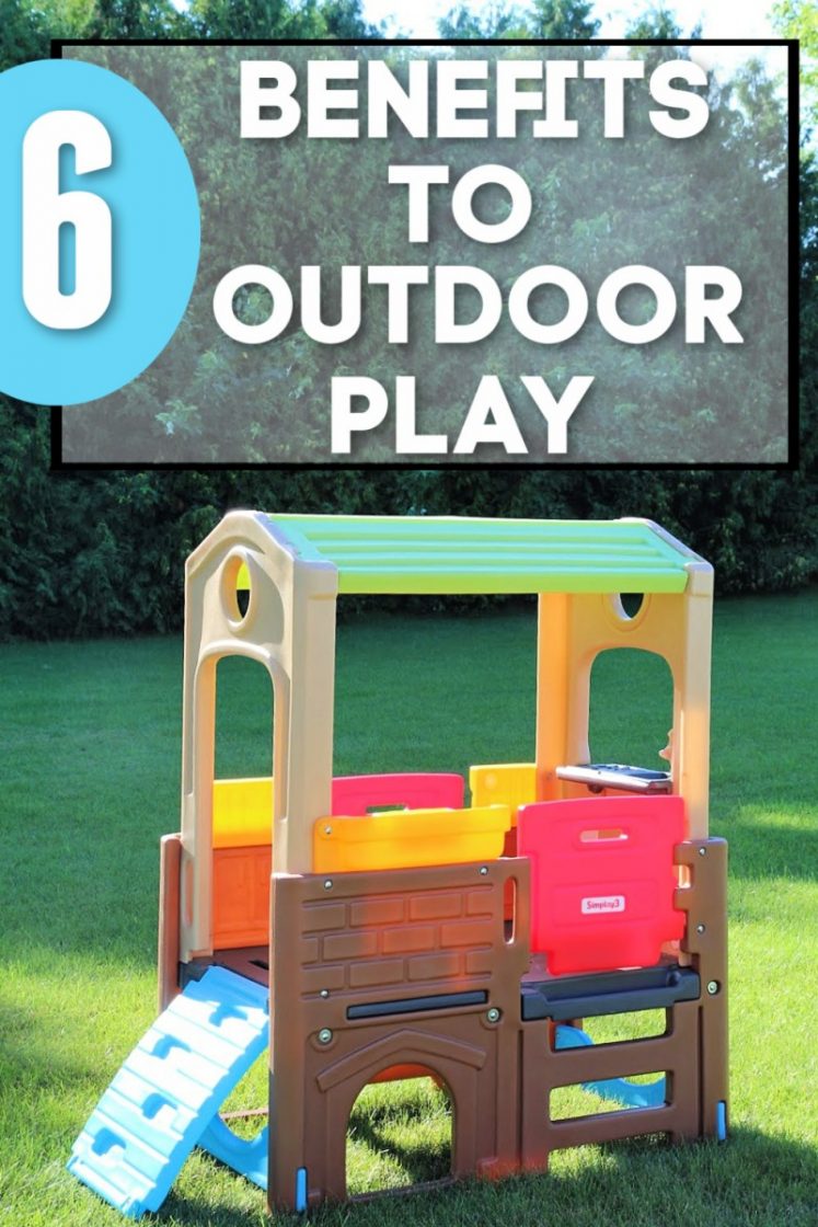 6 Benefits To Outdoor Play [+Simplay3 Discovery Playhouse Review]