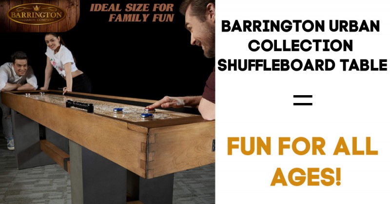 The Game Table You Need With Limited Space - Barrington Urban Collection Shuffleboard Table Review