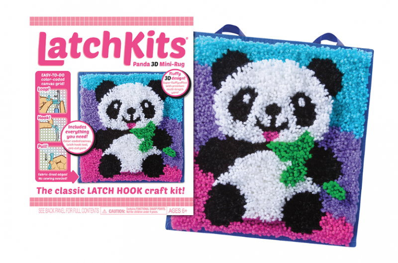 LatchKits Panda 3D Mini Rug