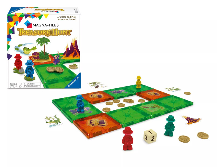 Magna Tiles Treasure Hunt Game