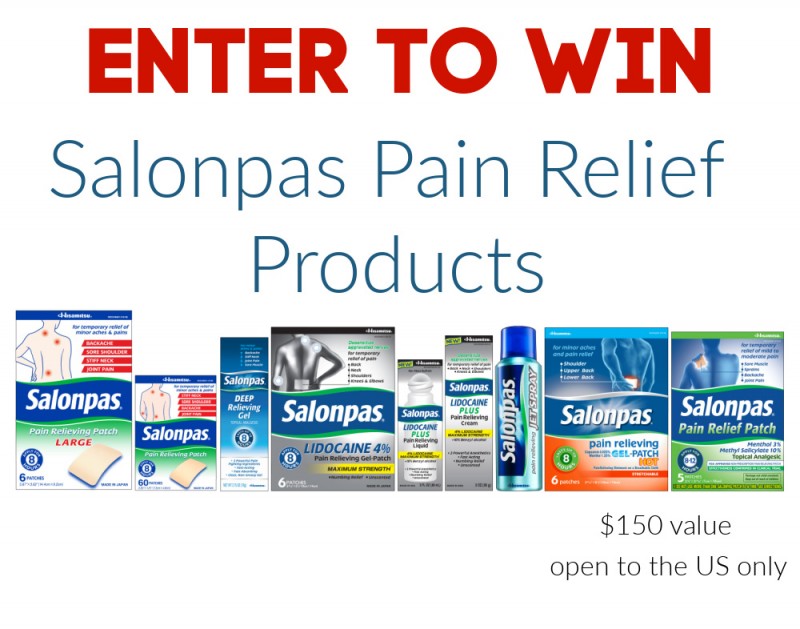 Salonpas Pain Relief Products Giveaway